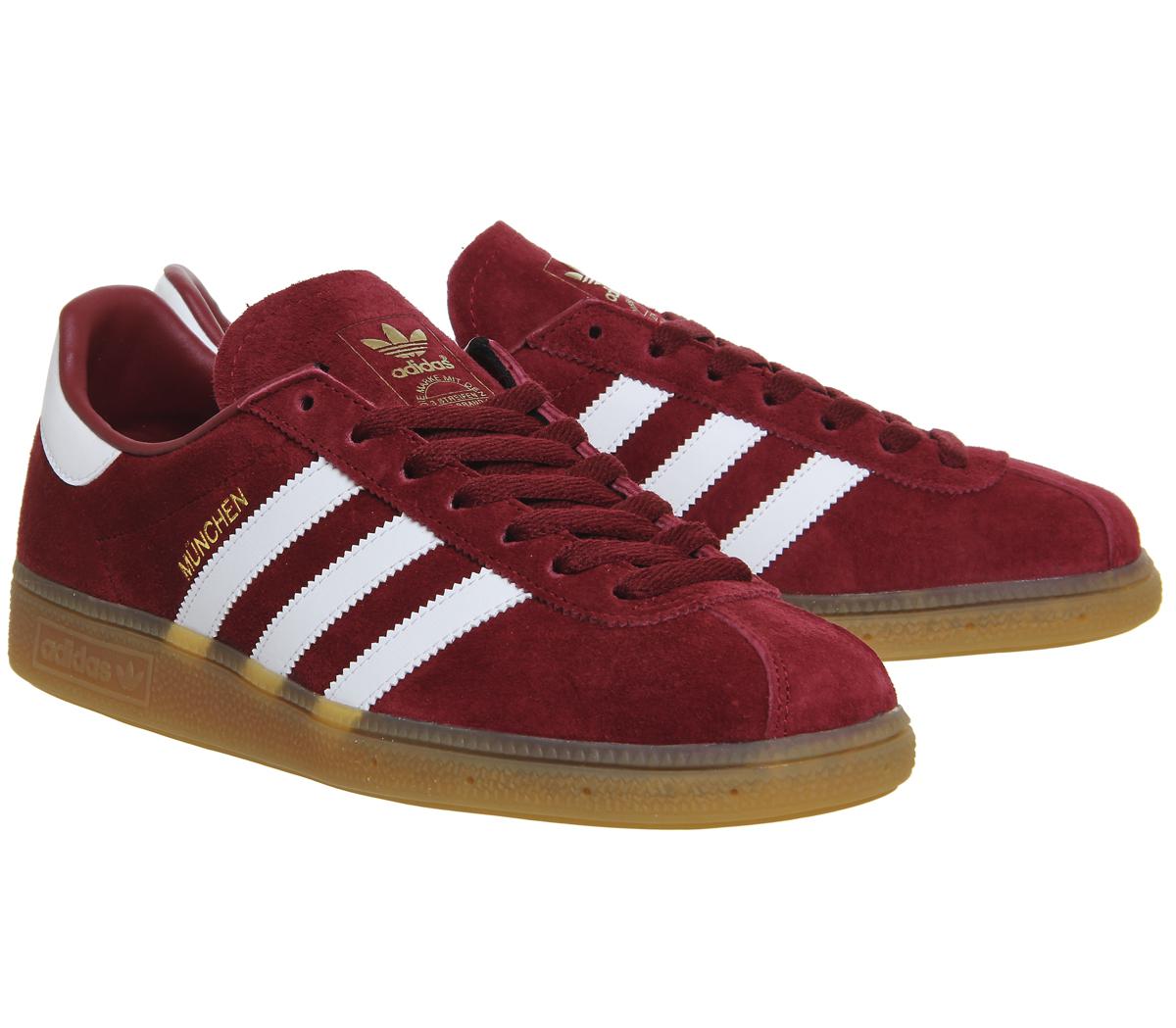 adidas munchen burgundy