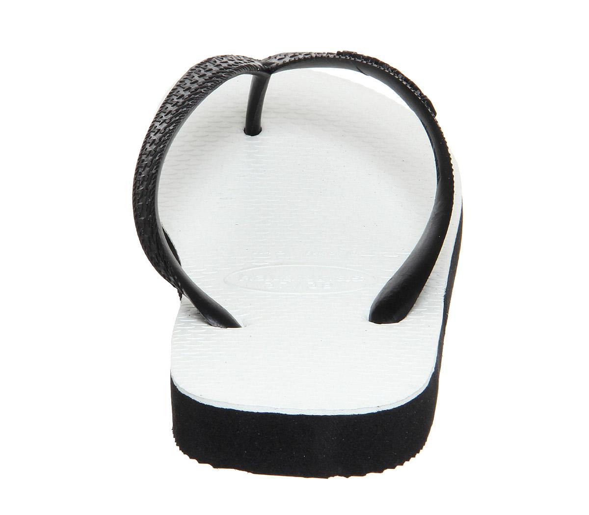 Havaianas Tradicional Flip Flop in Black (White) - Lyst