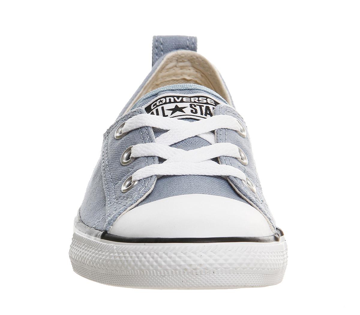 converse ballet pumps blue