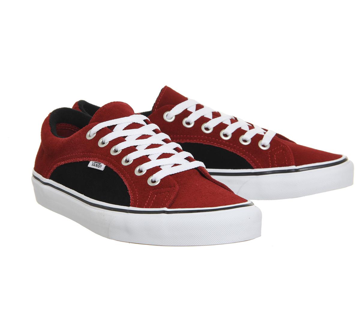 vans lampin red