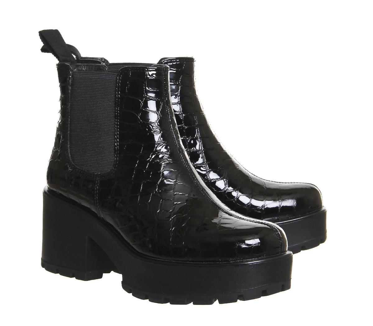 vagabond dioon elastic chelsea boots