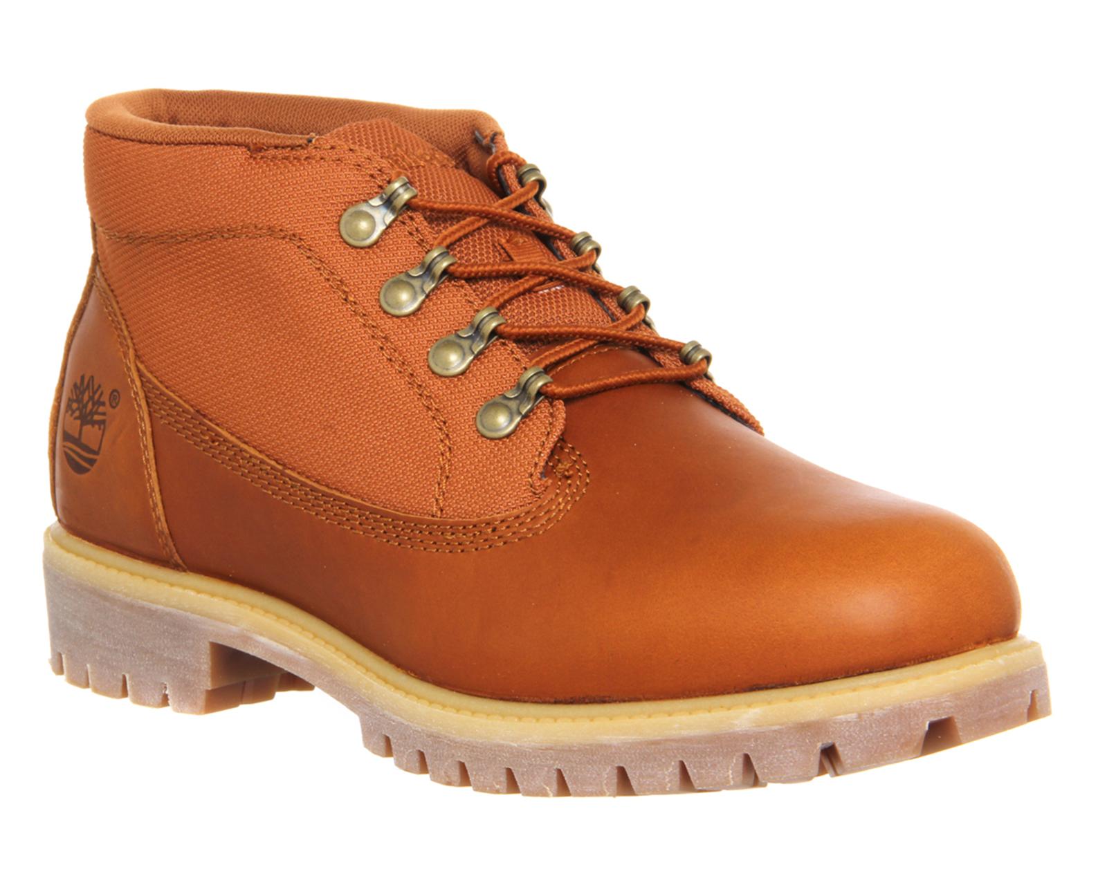 red canvas timberland boots