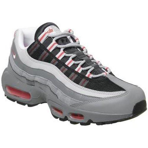 gray and red air max 95