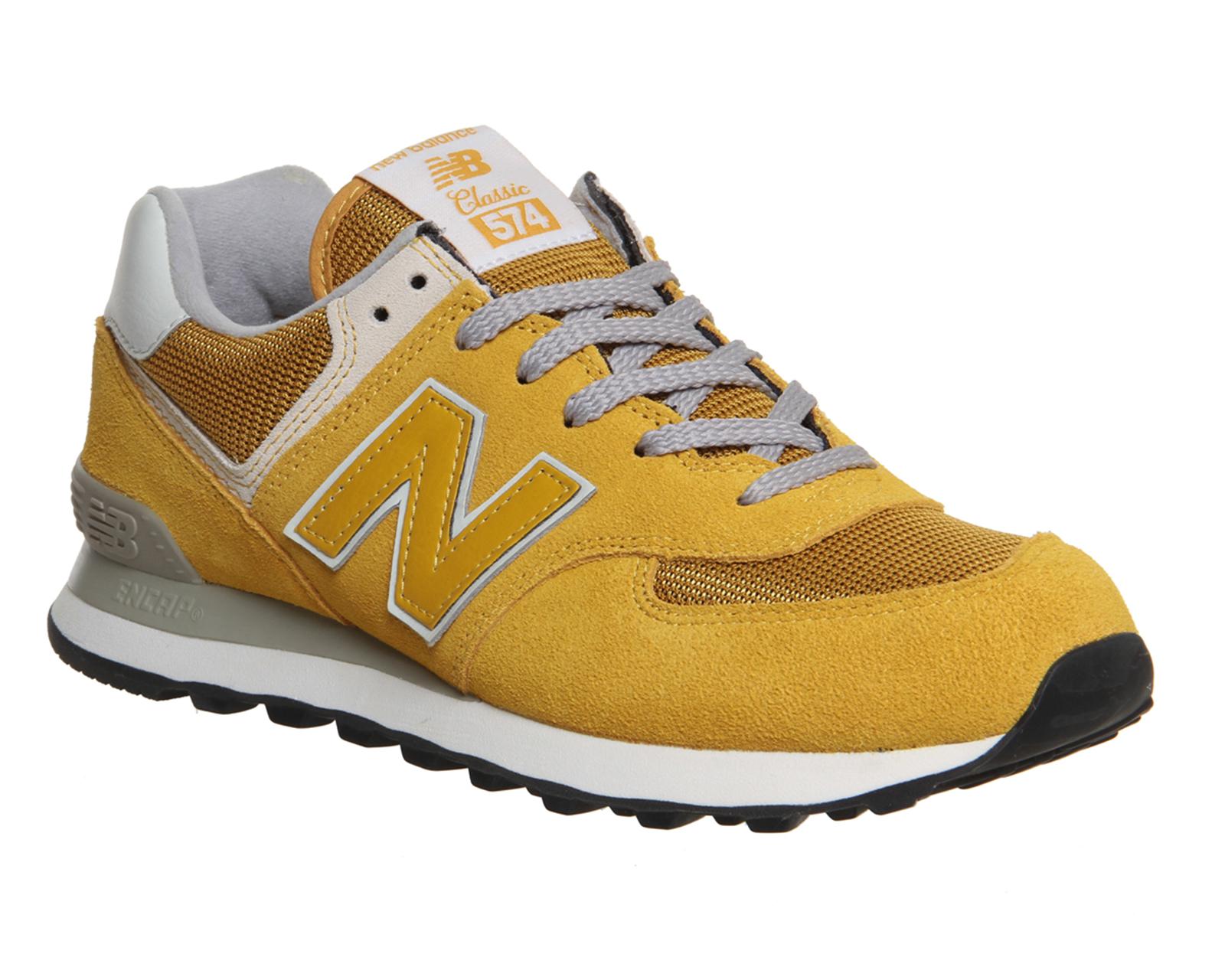 New Balance M574 in Mustard (Yellow) for Men - Lyst