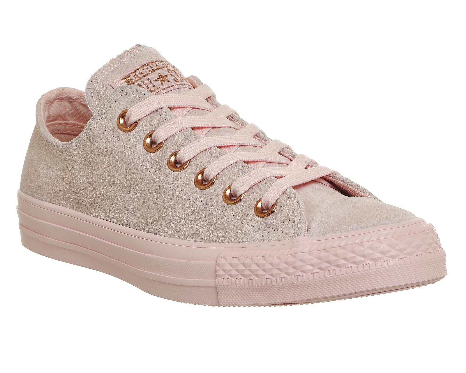 converse all star leather pink