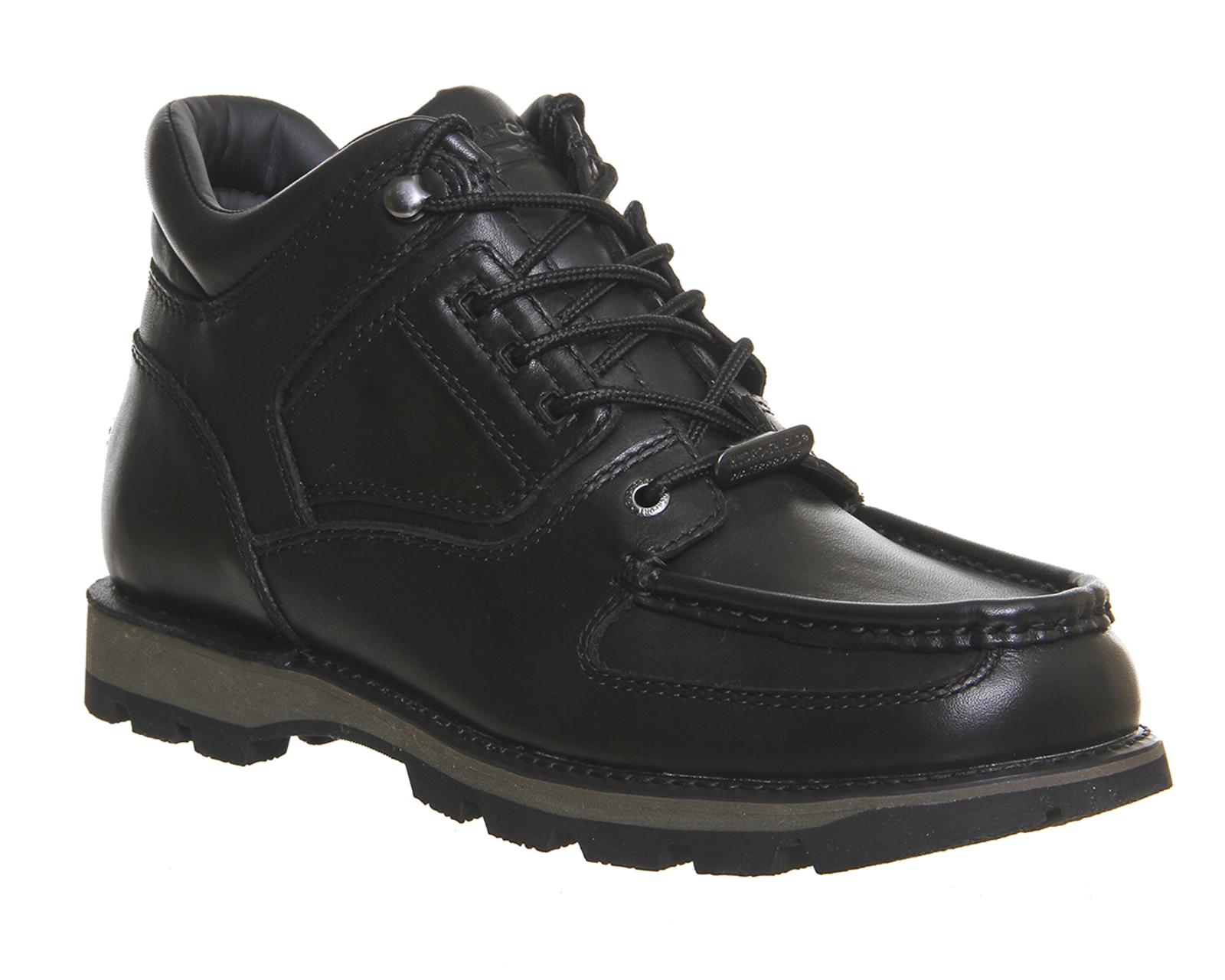 Rockport Leather Umbwe Boots in Black for Men - Lyst