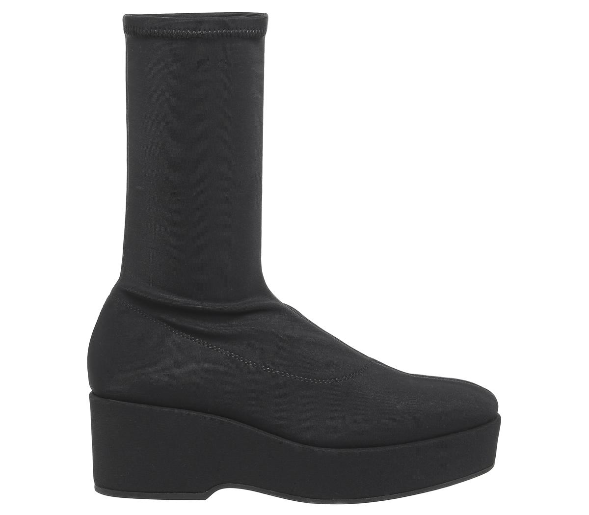 Vagabond Rubber Pia Stretch Boots in Black - Lyst