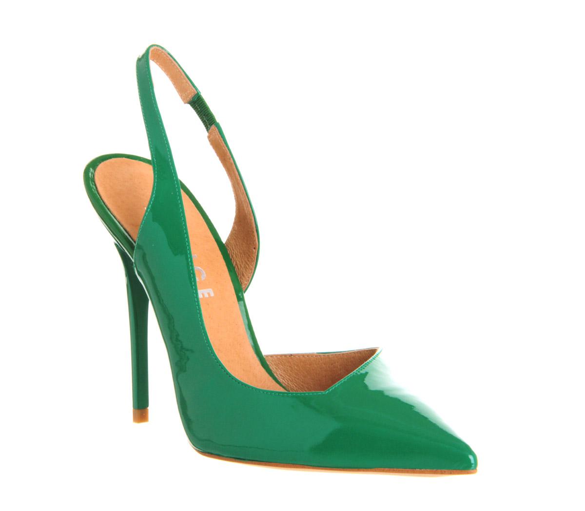 jade green heels
