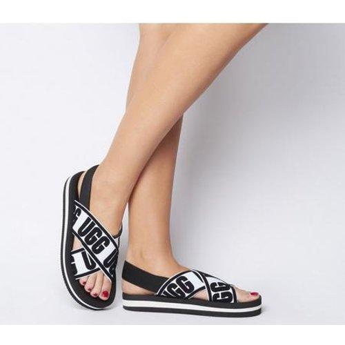 UGG Marmont Graphic Sandal in Black - Lyst