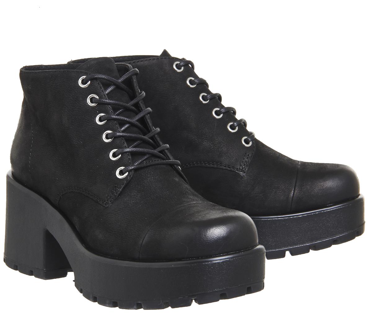 Arthur sympati bro Vagabond Synthetic Dioon Nubuck Lace-up Shoes in Black Nubuck (Black) - Lyst