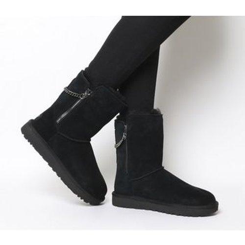 ugg w classic short sparkle zip