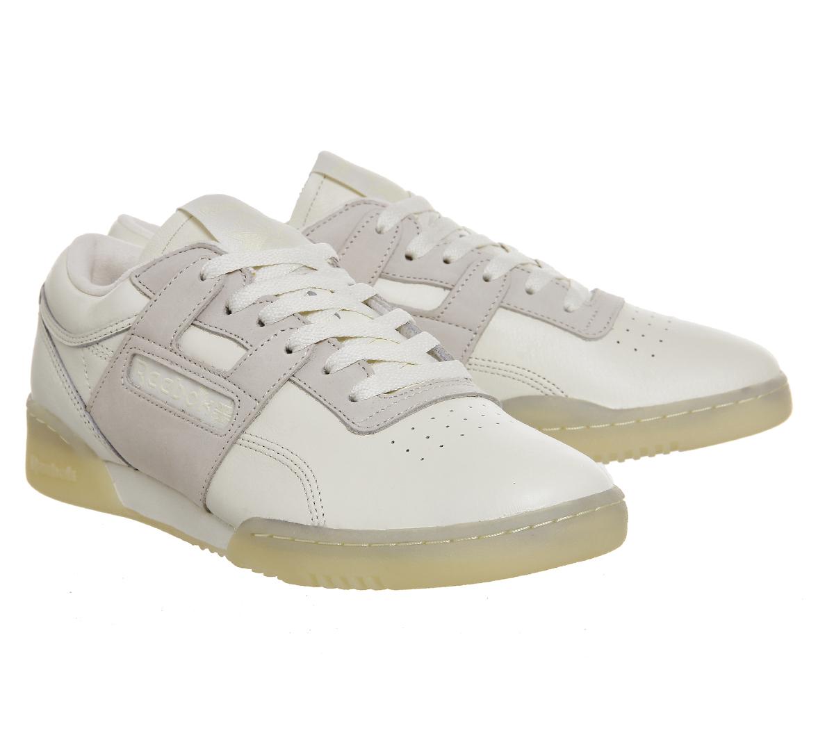 Reebok Leather Workout Low Clean for Men - Lyst