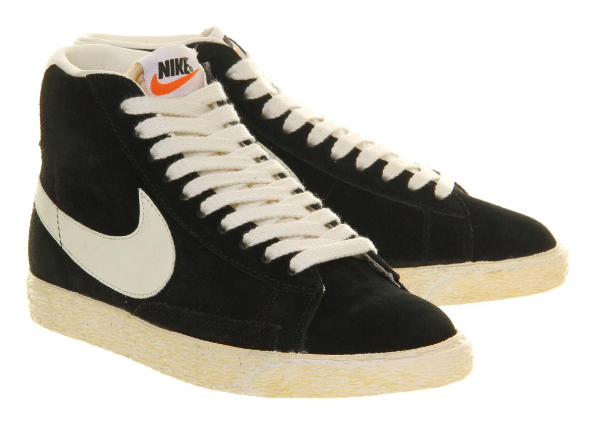 Nike Blazer Hi Vintage Suede Sneakers in Black for Men - Lyst Nike Blazer Hi Vintage Suede Sneakers in Black for Men - Lyst