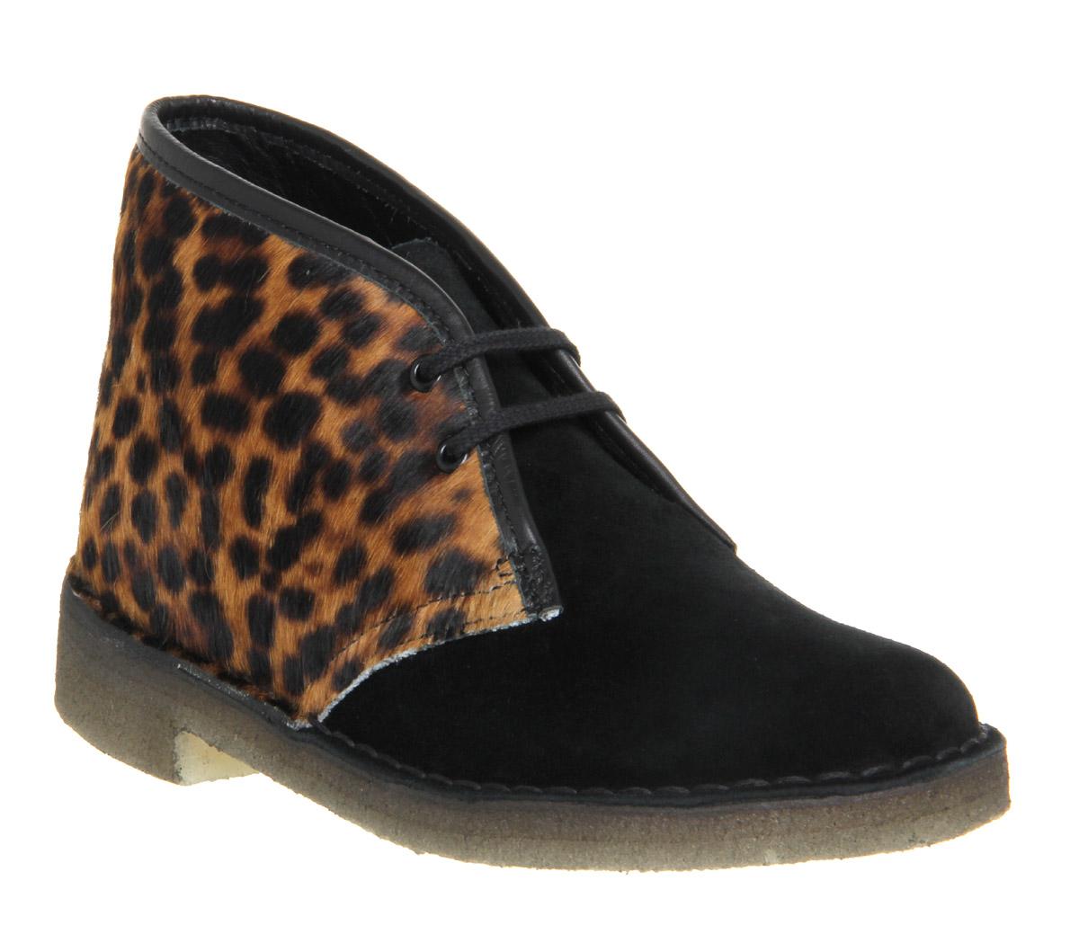 clarks leopard boots