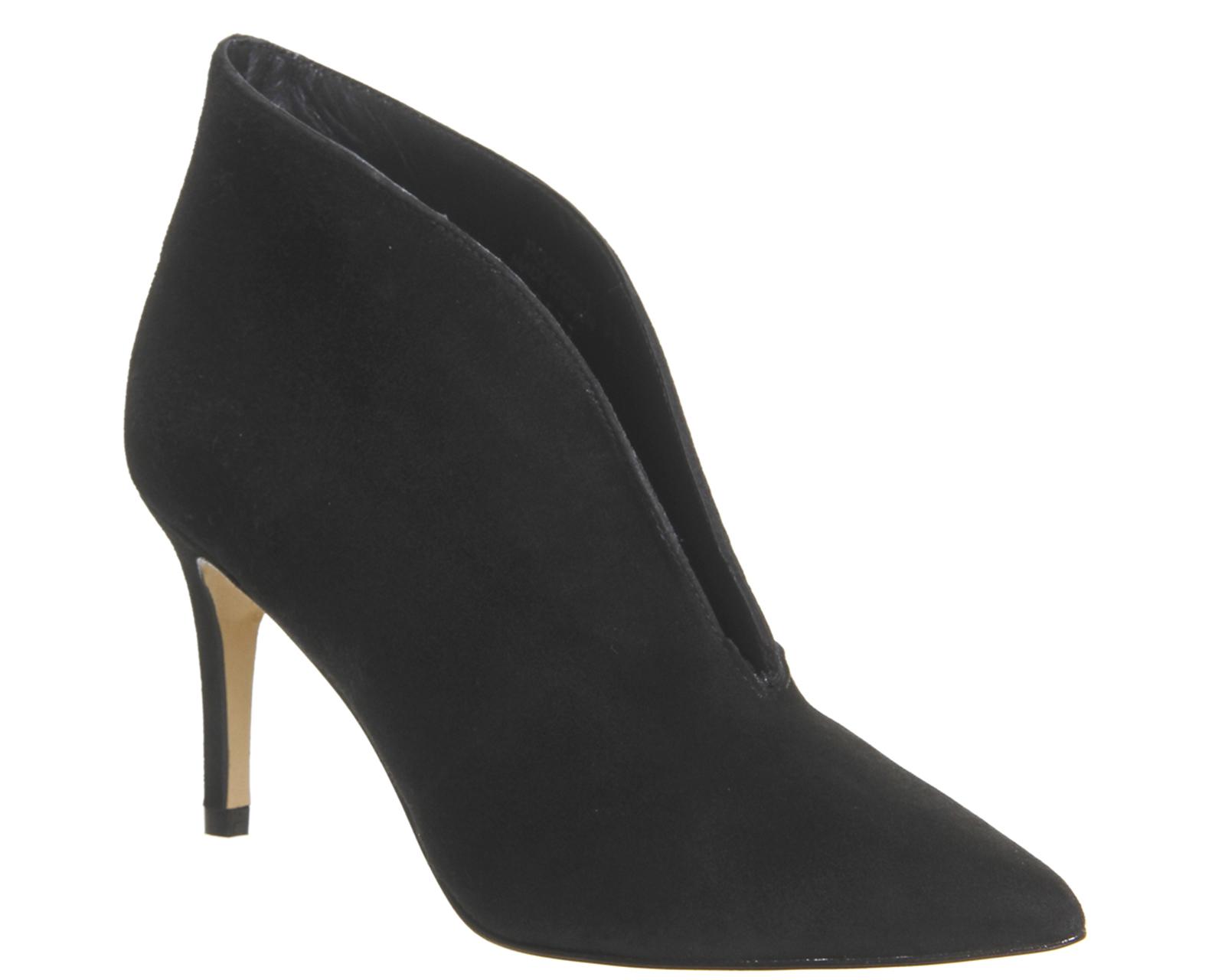 Office Suede Future V Cut Point Shoe Boots in Black - Lyst