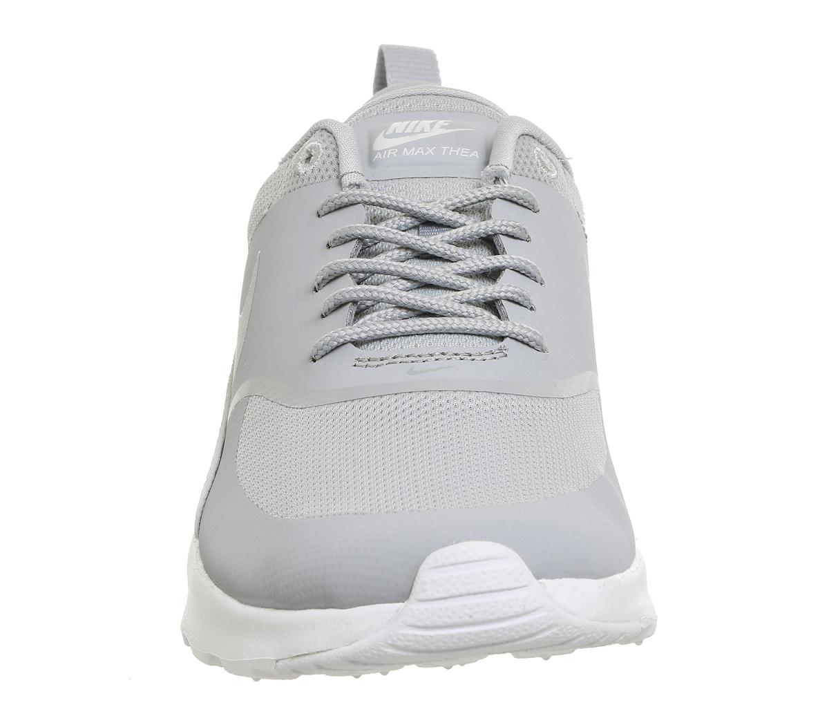 nike air max thea trainers in pale grey