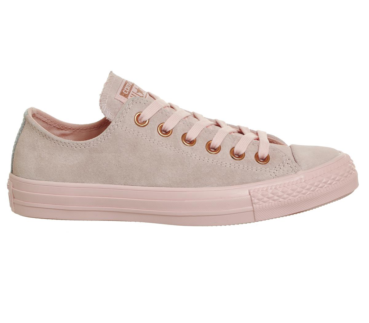 converse all star leather pink