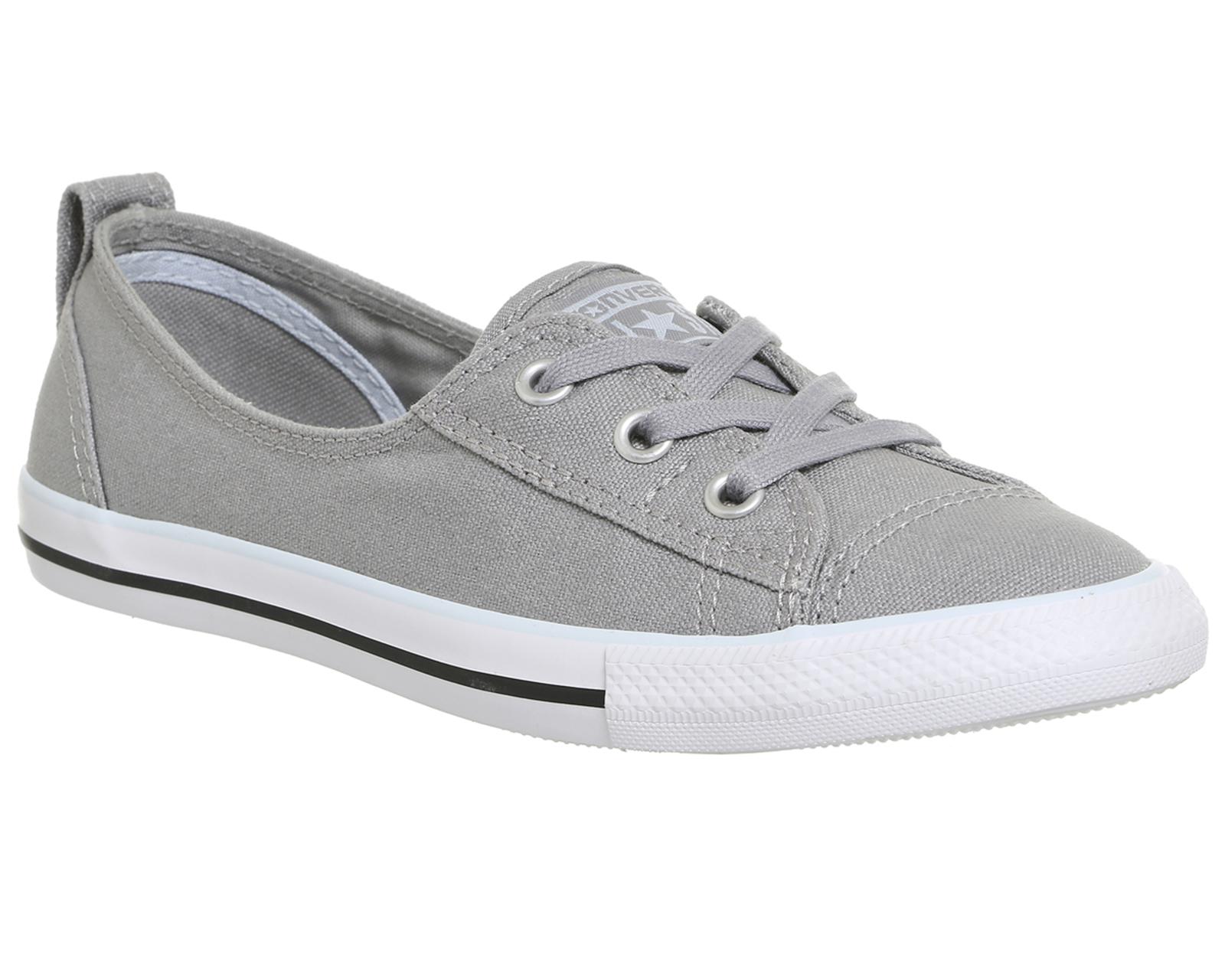 Converse Ctas Ballet Lace Trainers in Ash (Gray) - Lyst