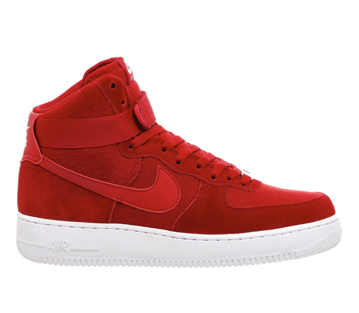 red suede air force 1