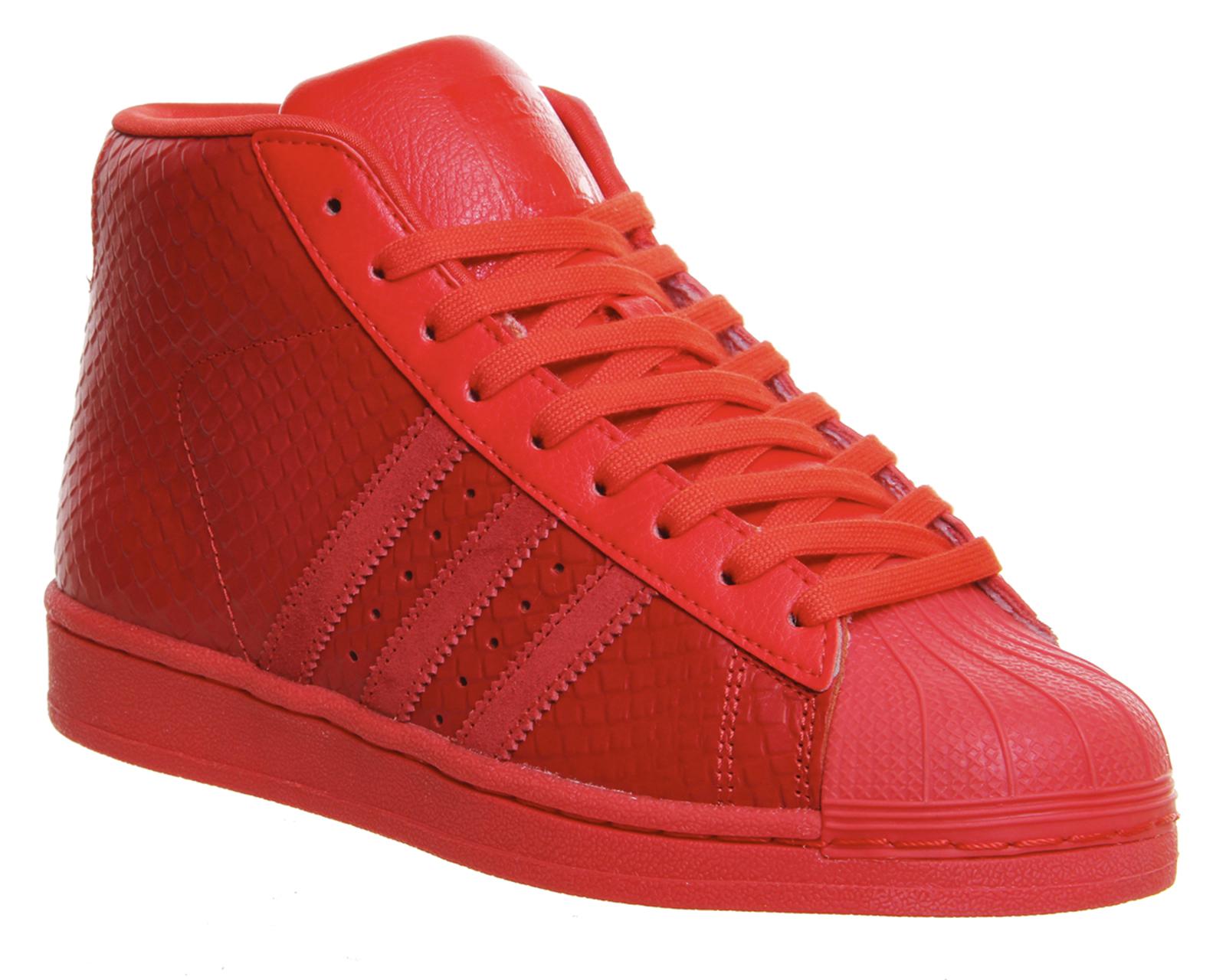 adidas Leather Pro Model in Red | Lyst