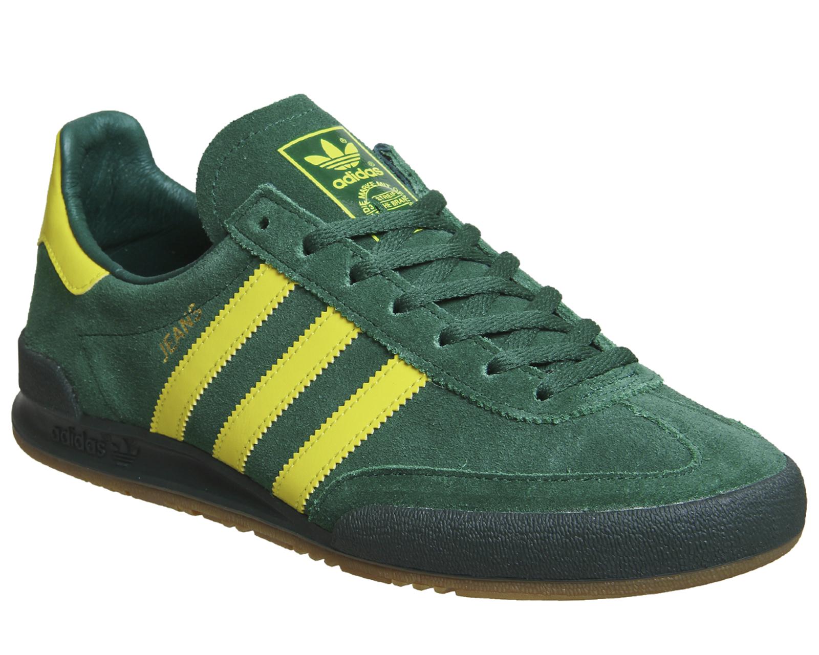 adidas Denim Jeans Trainers in Green for Men - Lyst