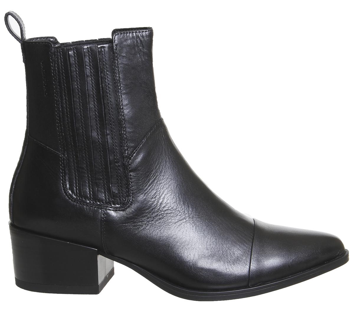 Vagabond Leather Marja Chelsea Boots in Black - Lyst