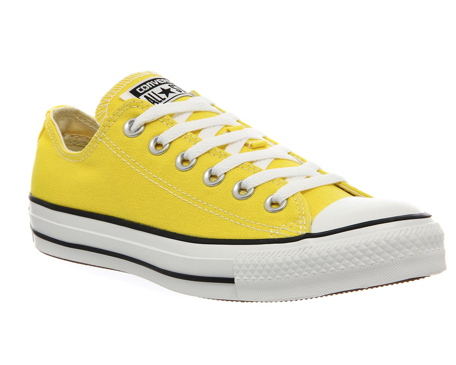 yellow low converse
