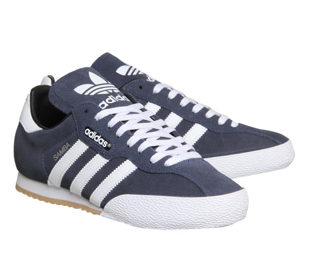adidas Samba Super Suede Low-Top Sneakers in Navy (Blue) for Men - Lyst