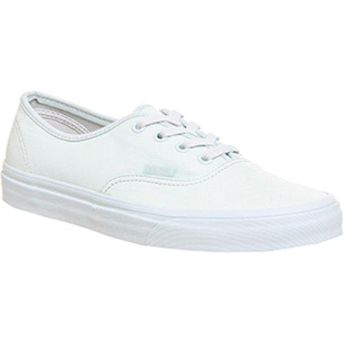 Vans Authentic Leather in White - Lyst