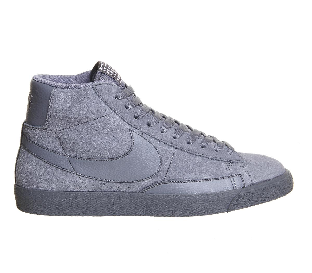 Nike Blazer Hi Suede Vintage in Grey (Grey) for Men - Lyst