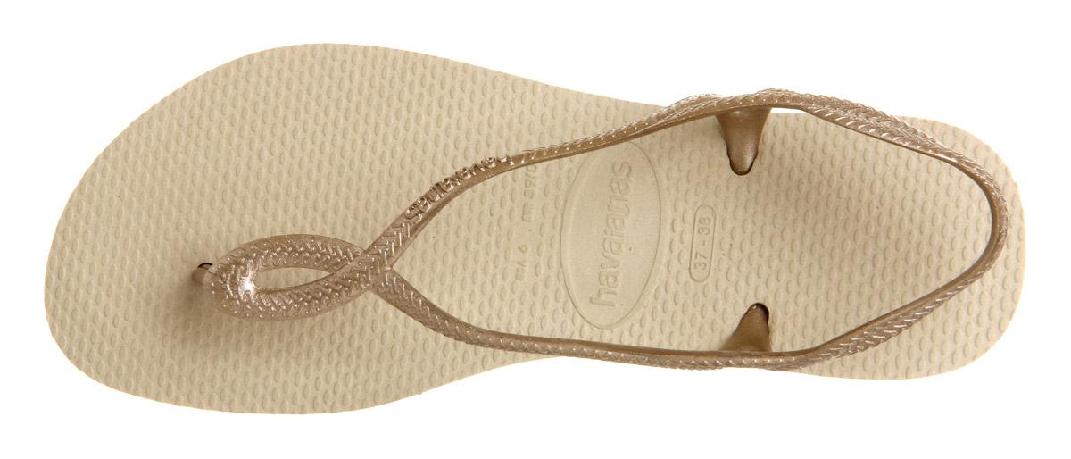 havaianas luna gold