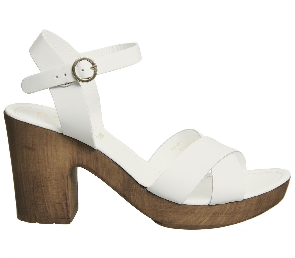 office morelle wood sandals