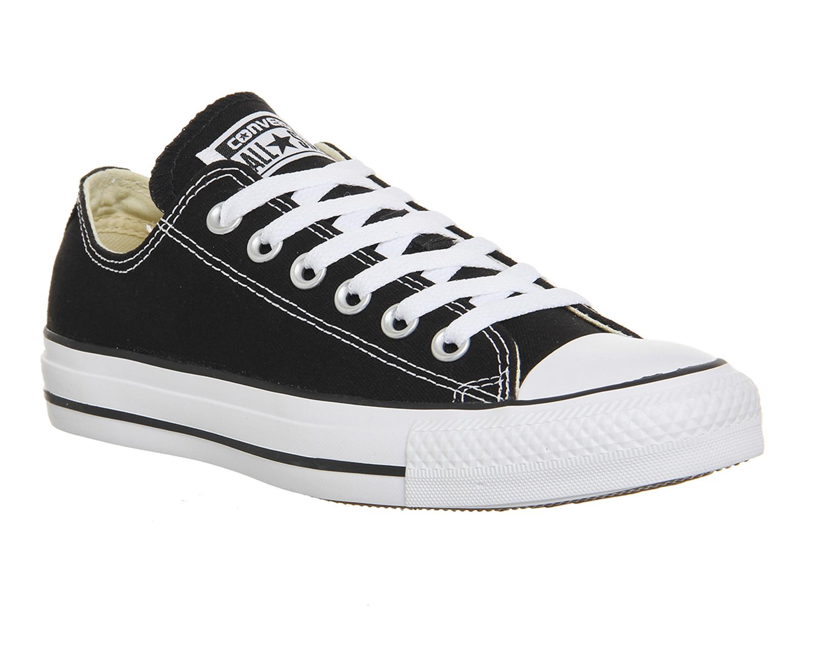 all star low black mono canvas