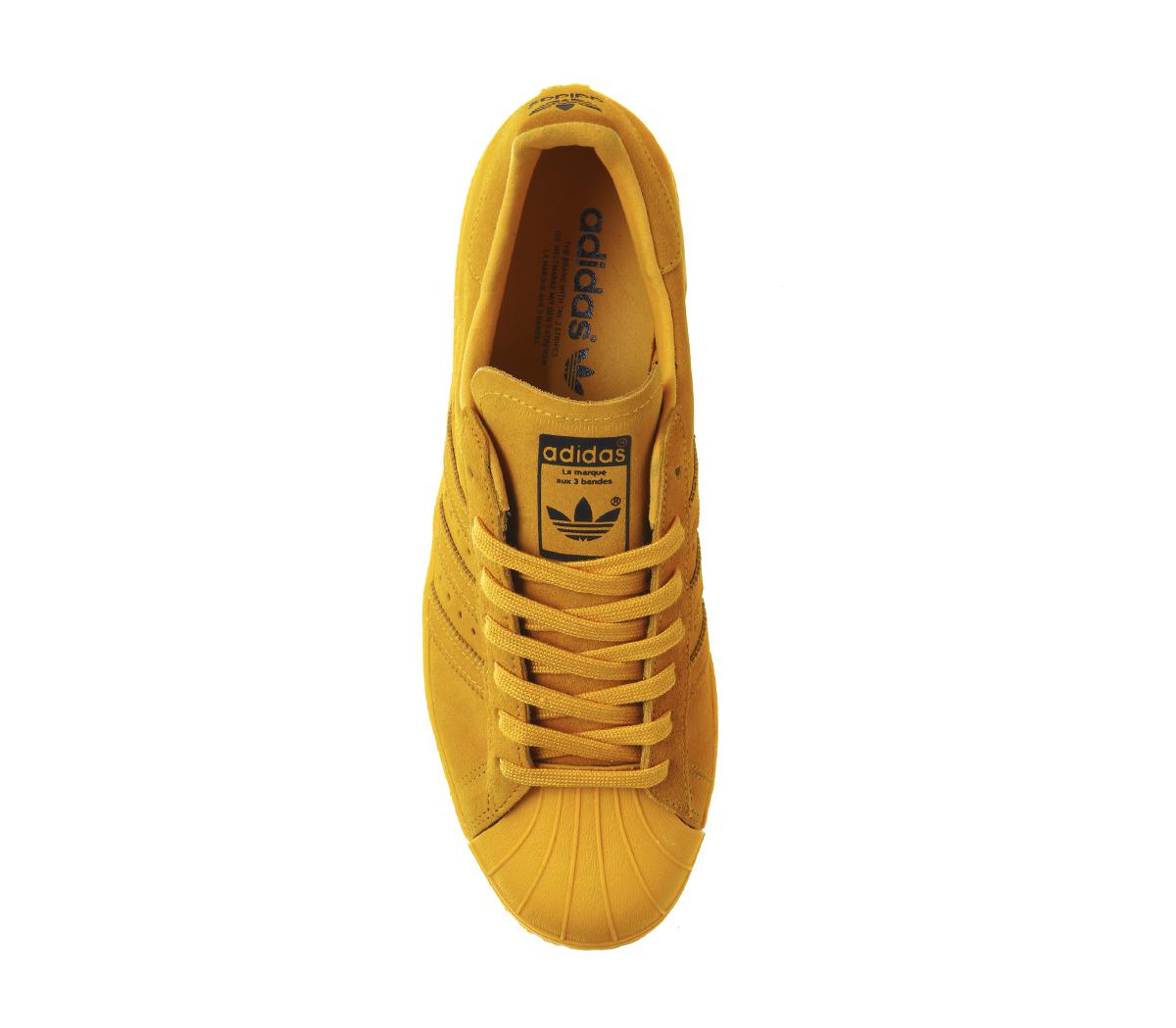 adidas superstar 80s yellow