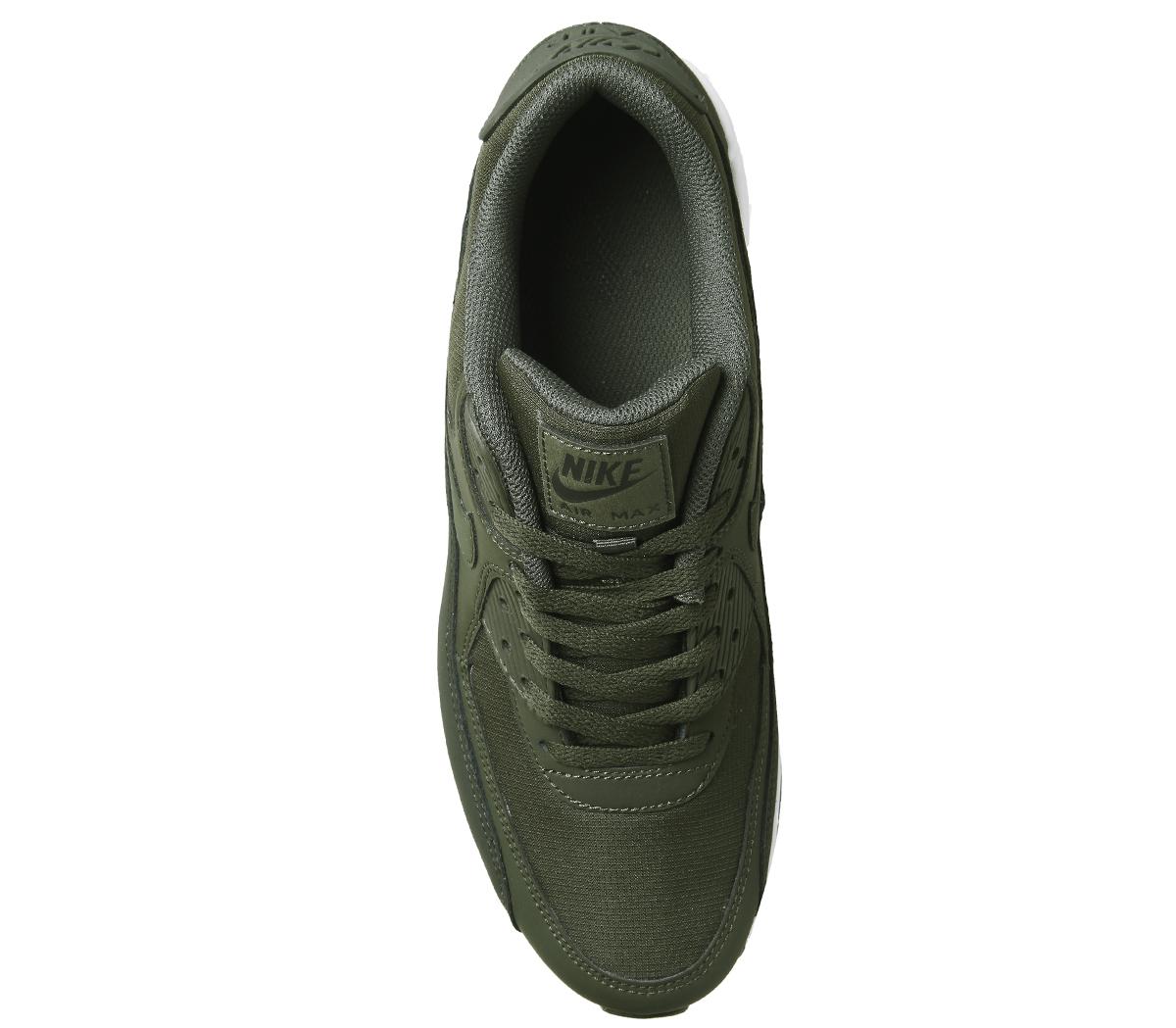 khaki green trainers nike