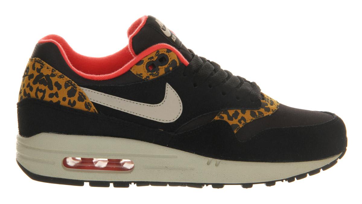 Nike Air Max 1 L Black Gold Leopard Excl for Men - Lyst