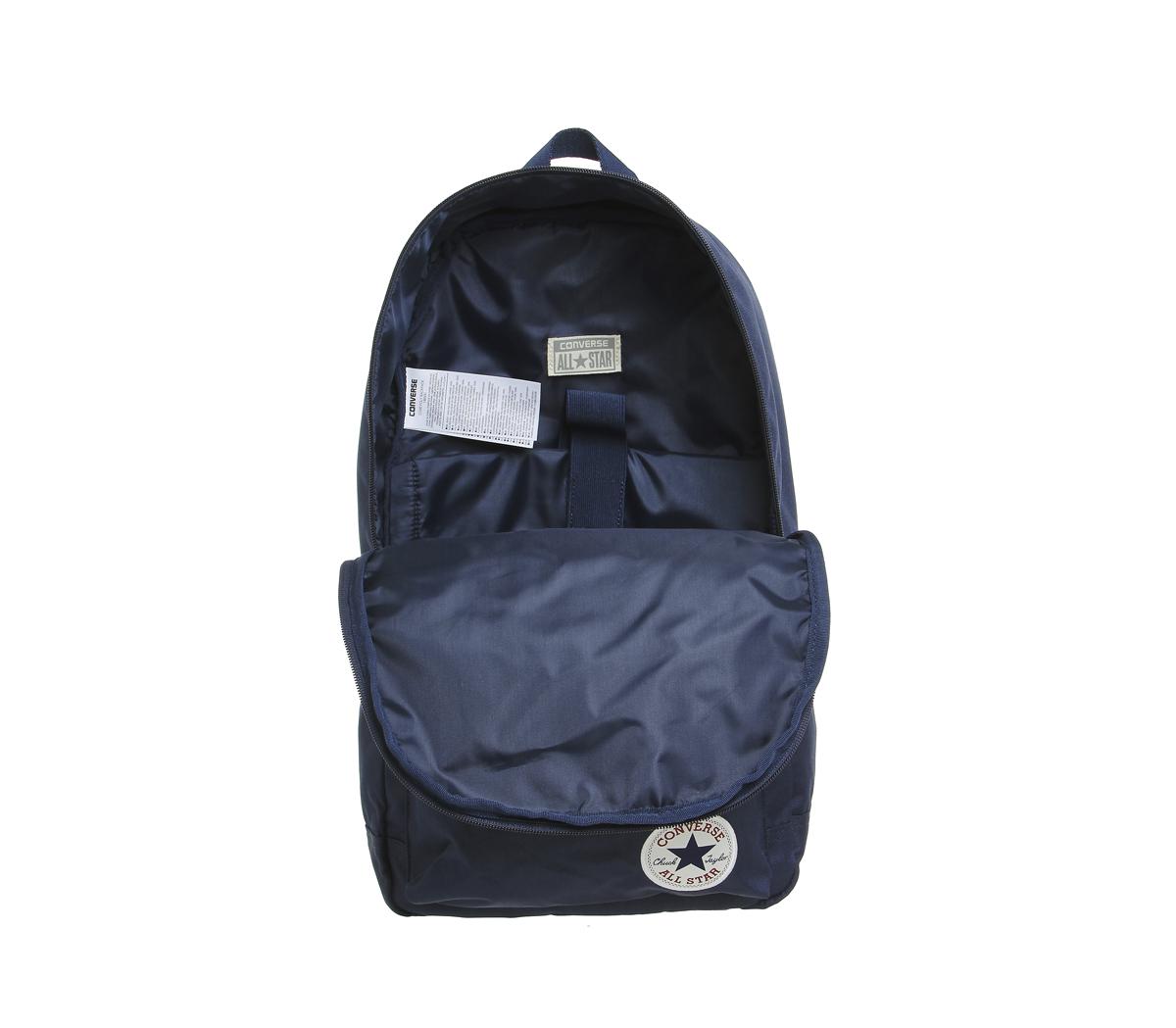 converse navy star backpack