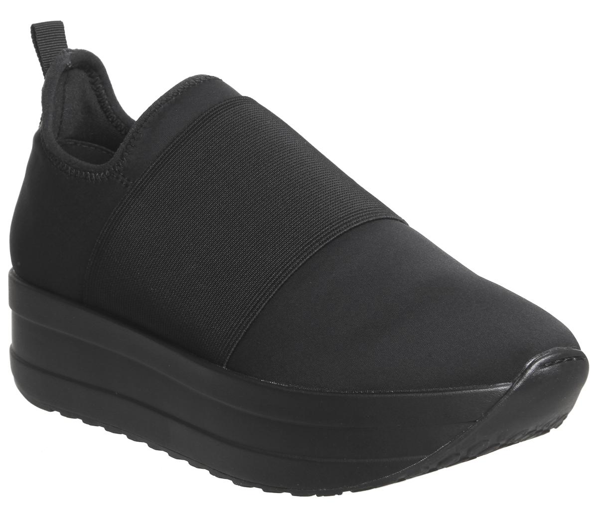 Vagabond Rubber Casey Sister Trainers in Black - Lyst