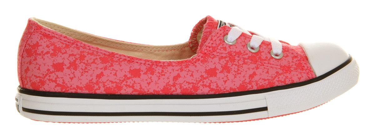 converse dance lace red