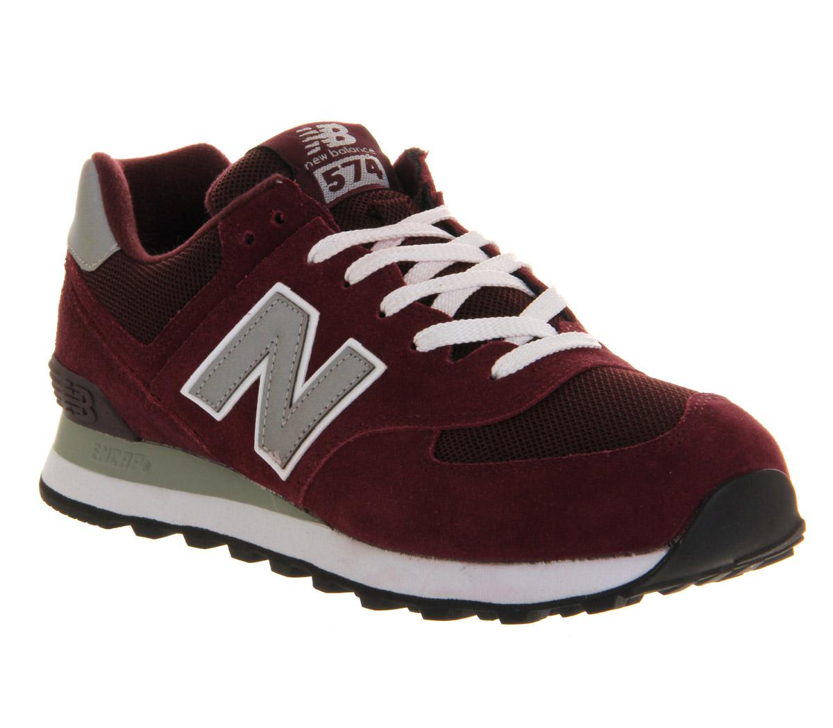 new balance m574 burgundy new balance m574 burgundy