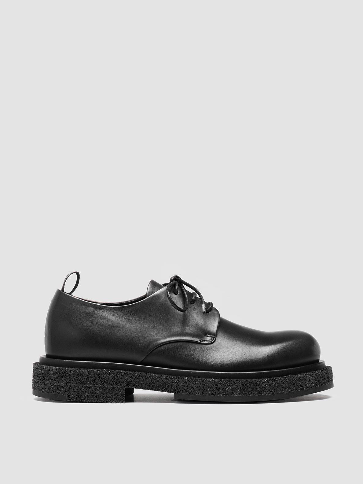 Officine Creative Tonal 100 Nero - Leather Derby Shoes in Black | Lyst