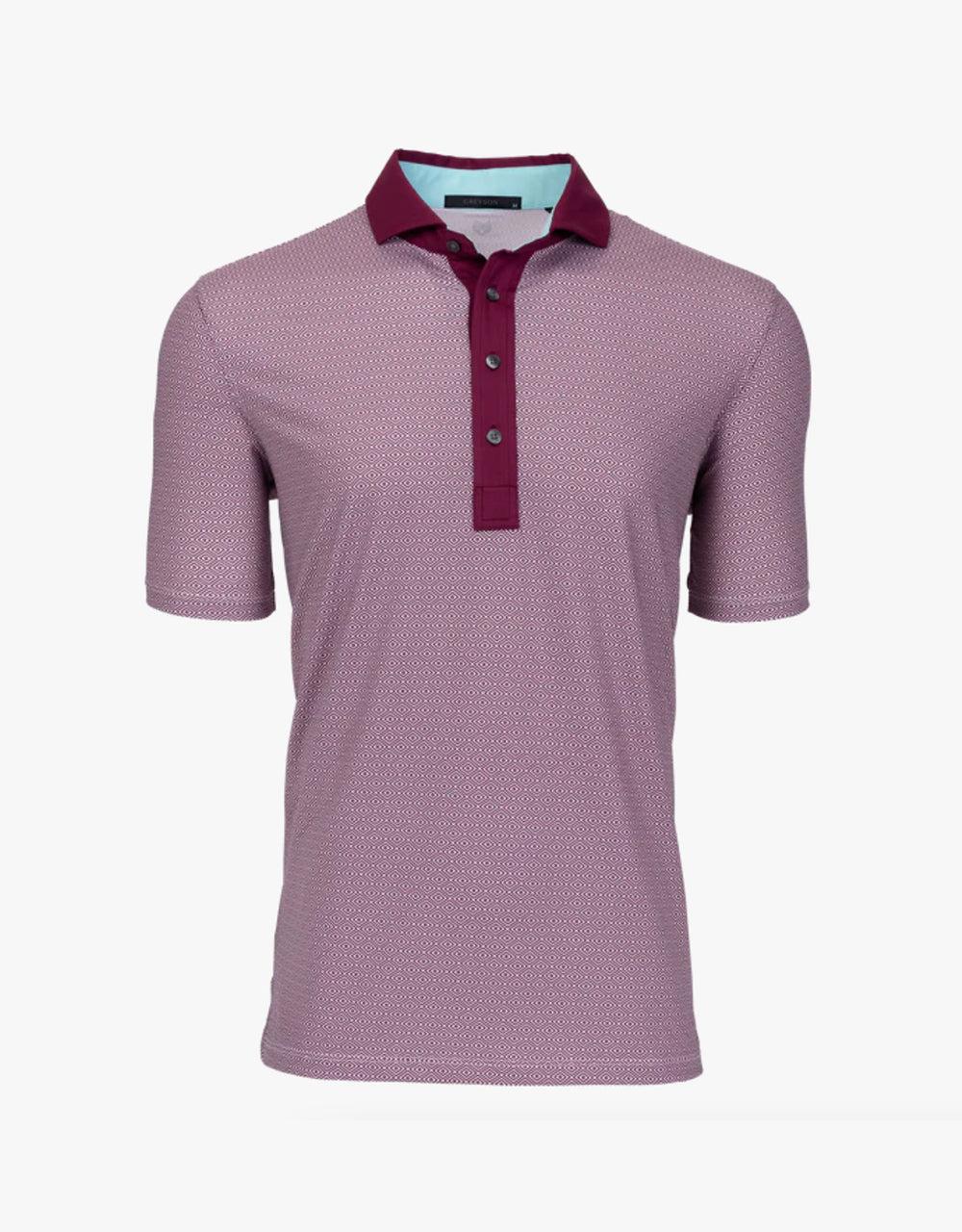 Greyson Shamans Eye Polo in Purple for Men Lyst