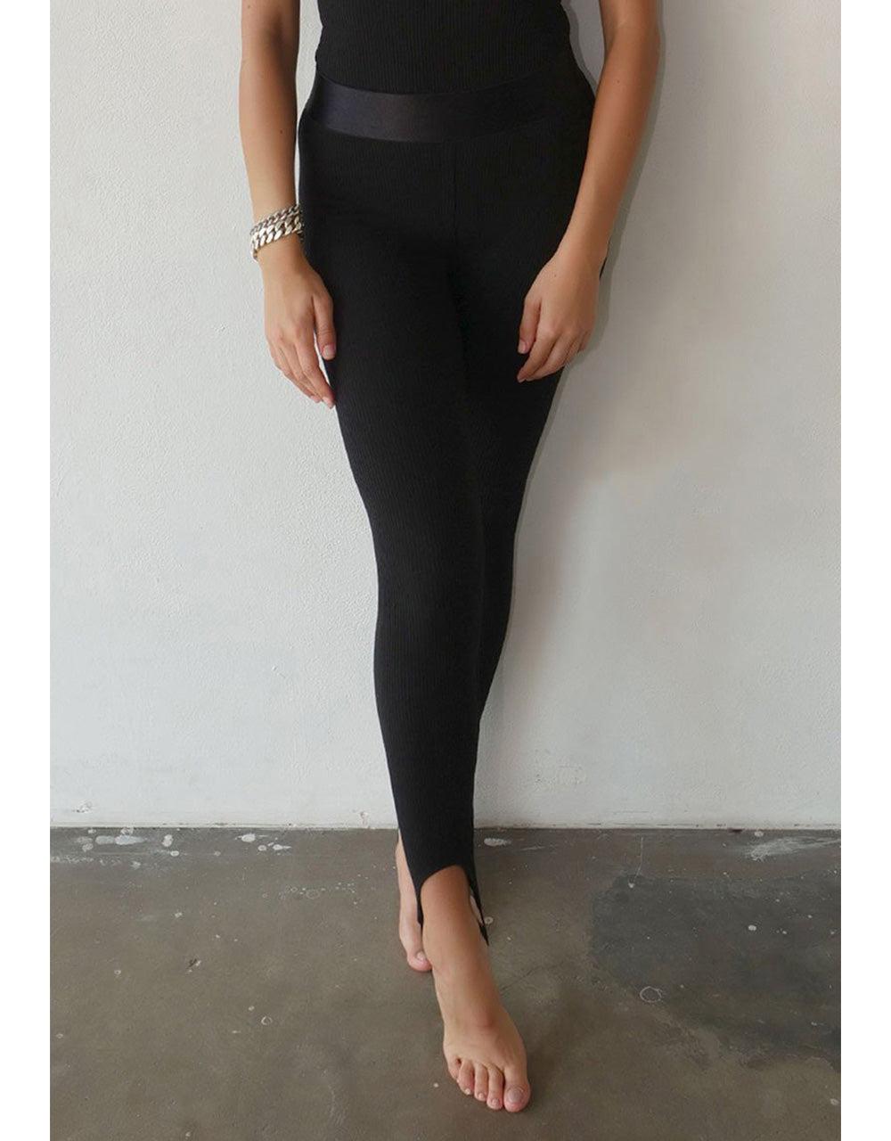 Cotton Elastic Band Stirrup Pant 