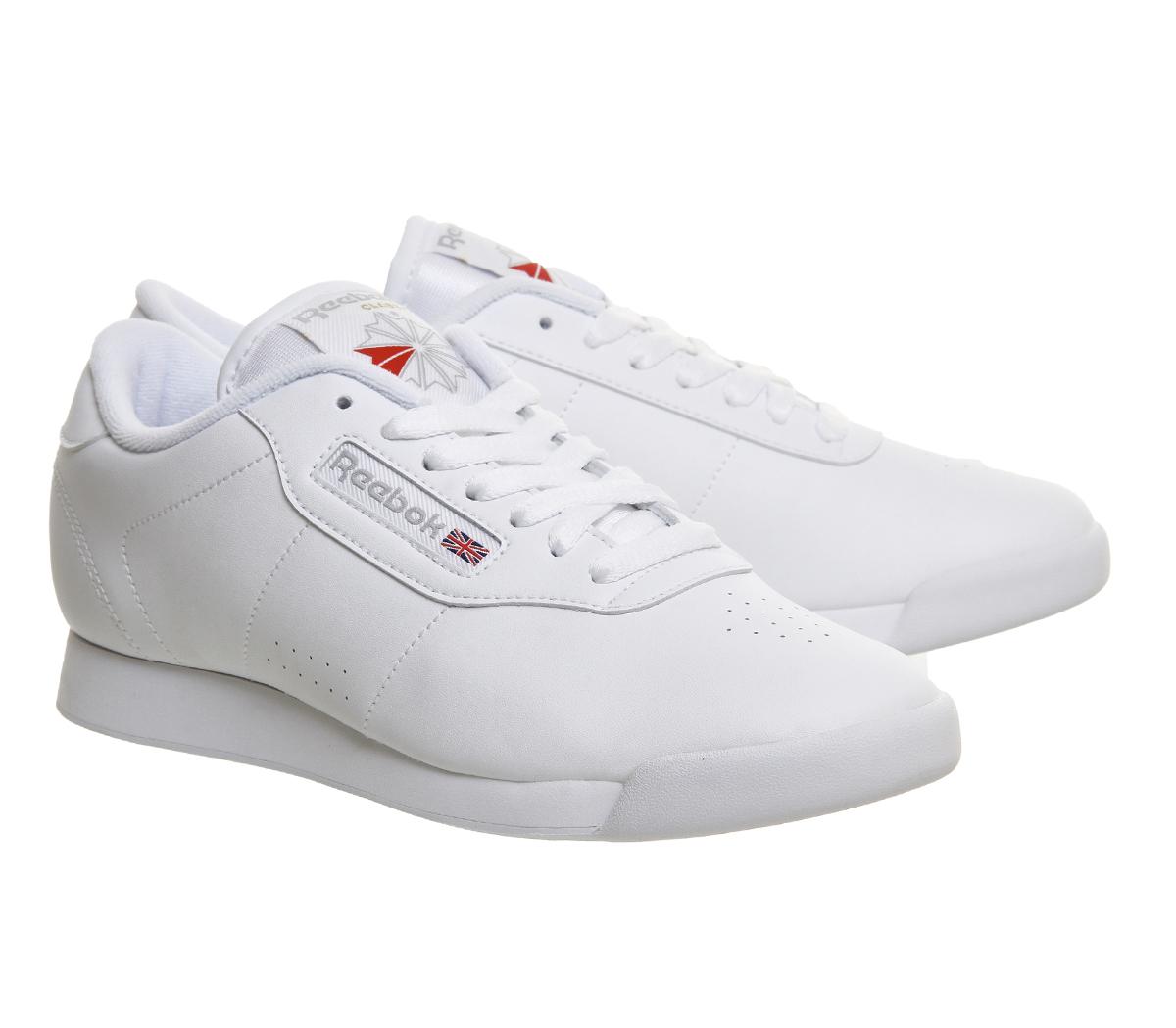 reebok princess all white
