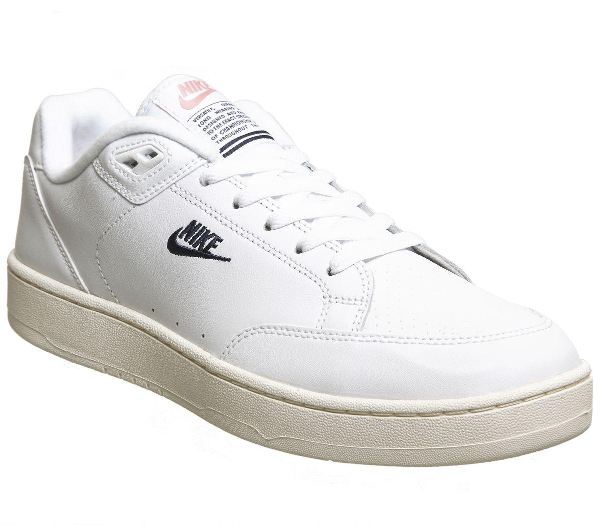 Nike Leather Grandstand 2 in White Navy (White) for Men - Lyst