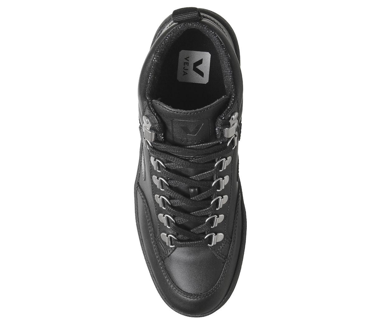roraima leather black grafite black sole