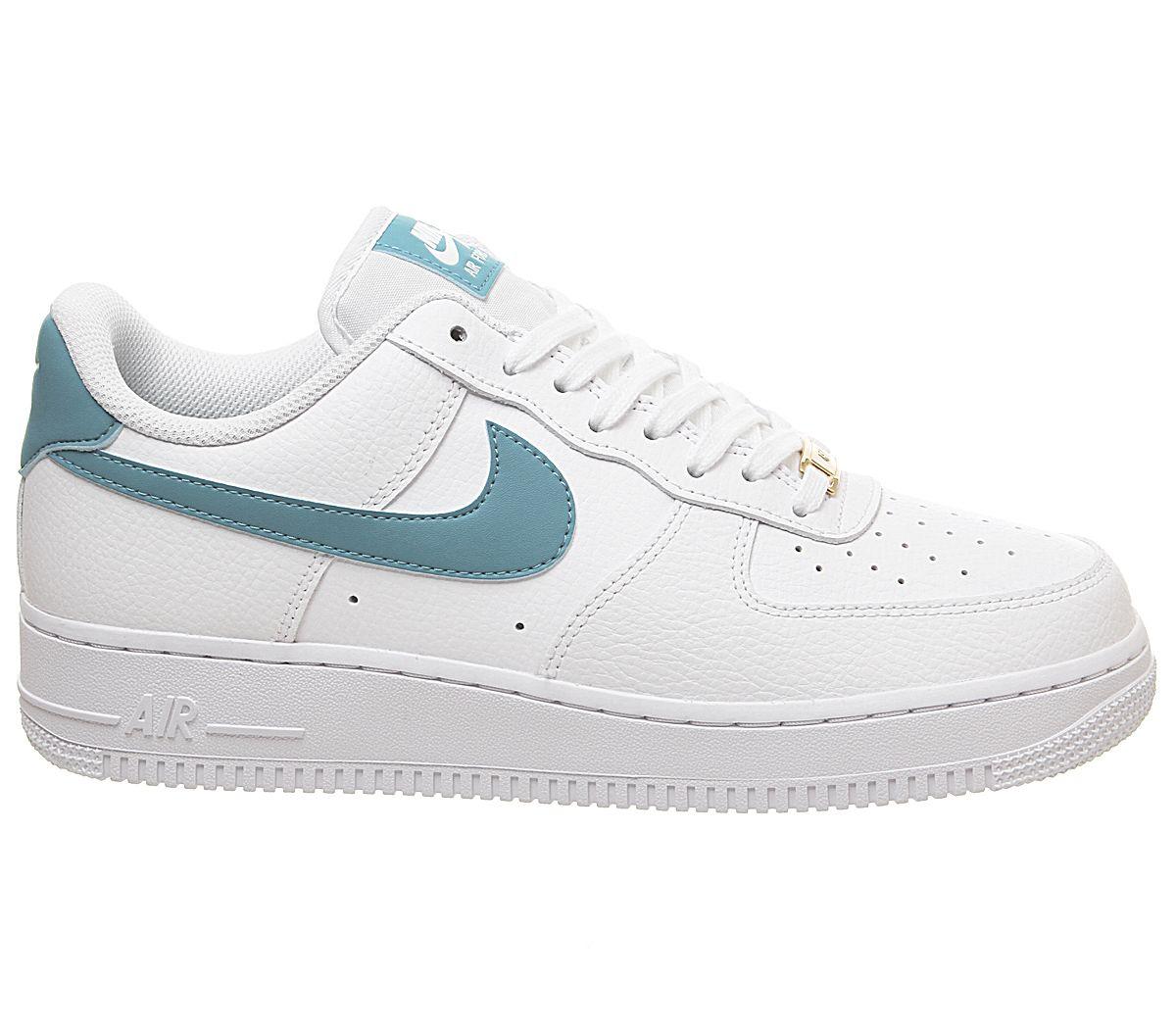 air force 1 07 trainers white teal