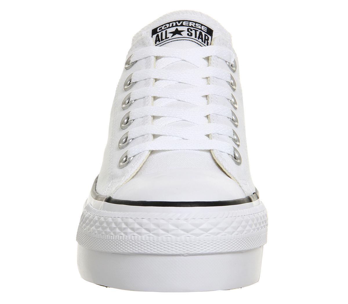 Converse Chuck Taylor All Star Lift High Top In Black/White/White Womens 560845C Black/White 