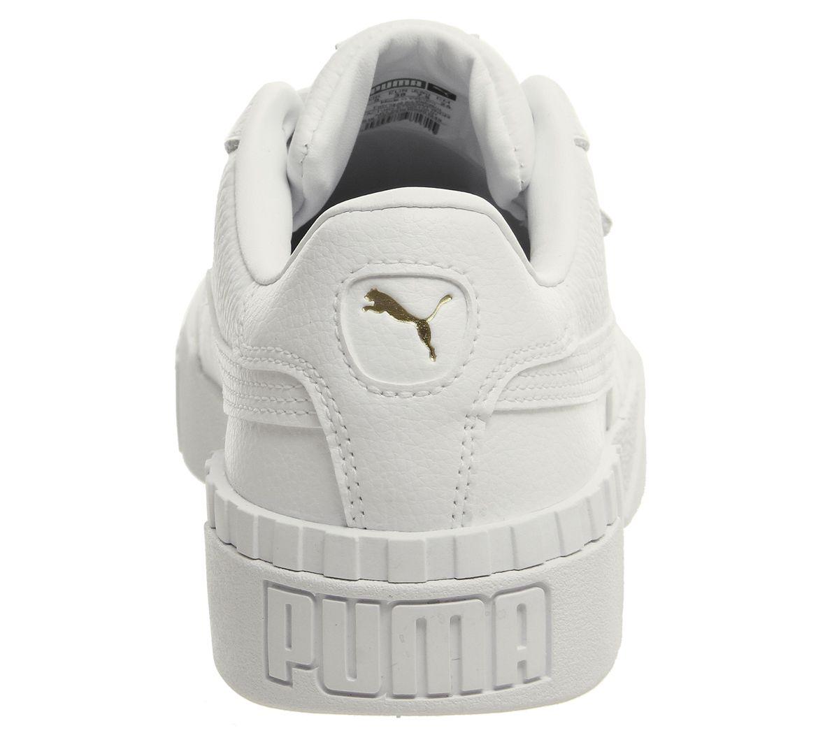 puma white cali trainers