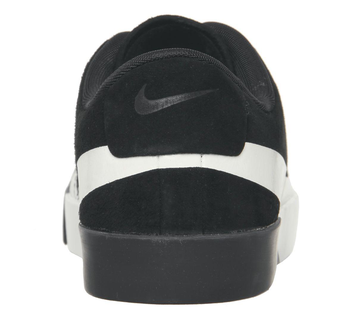 nike blazer city low trainers black white